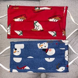 Kids holiday mask set